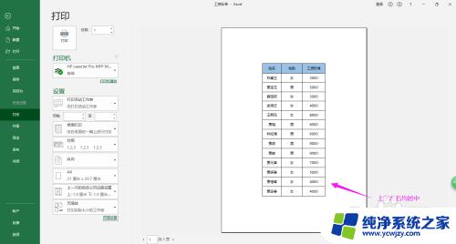 excel表打印怎么居中 Excel表格页面居中打印设置方法