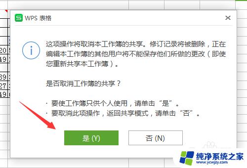 wps关闭共享 WPS表格取消共享工作簿权限