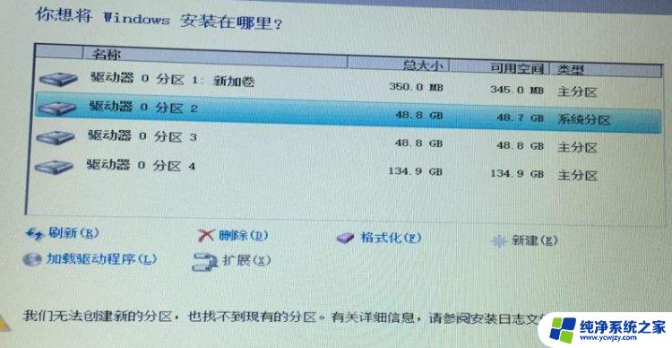 安装windows无法创建新的分区 Win10系统安装时无法设置新分区的解决指南