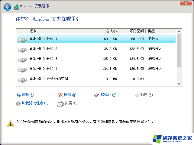 我们无法创建也找不到现有的分区 如何解决无法创建新的分区或找不到现有分区的问题