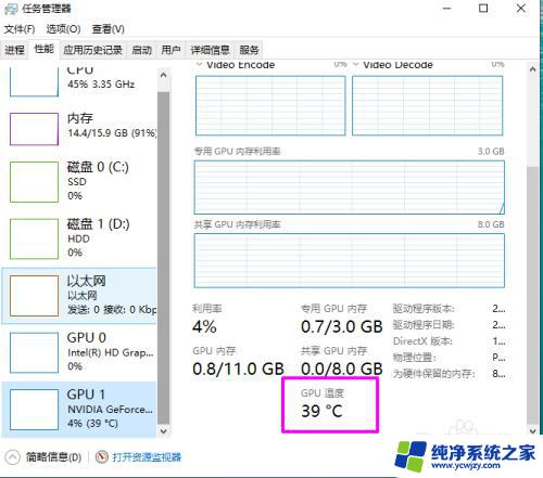 win10怎么看电脑温度 如何在win10下查看显卡温度