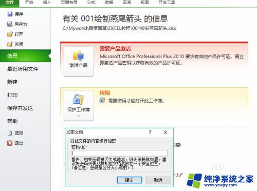 excel文件如何加密码保护 EXCEL如何设置密码保护表格