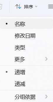 win11文件排序 Win11如何按文件类型进行排序