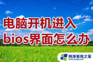 win10电脑开机一直停留在bios界面