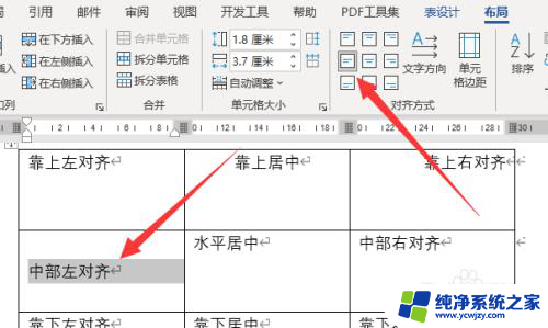 word表格默认对齐方式是啥 单元格表格对齐方式9种