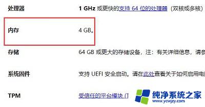 win11建议内存 Win11最低硬件要求是什么