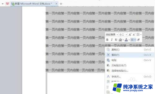 word怎么改页面顺序 Word文档中页面顺序调整的方法步骤