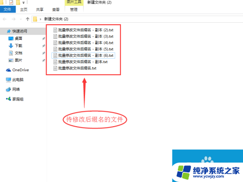 win10批量改后缀 如何在win10系统中批量修改文件的后缀名