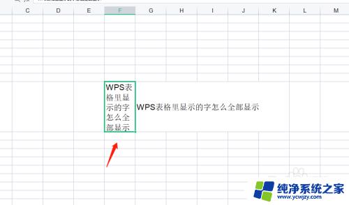 wps表格怎么让字全部显示 在WPS表格中如何调整字体大小以便全部显示