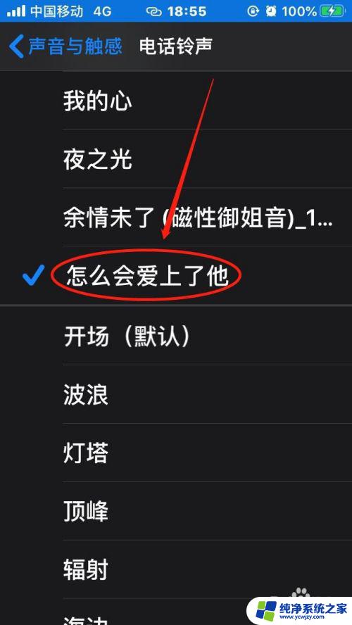 苹果手机默认铃声怎么设置 如何在苹果手机上更改默认电话铃声