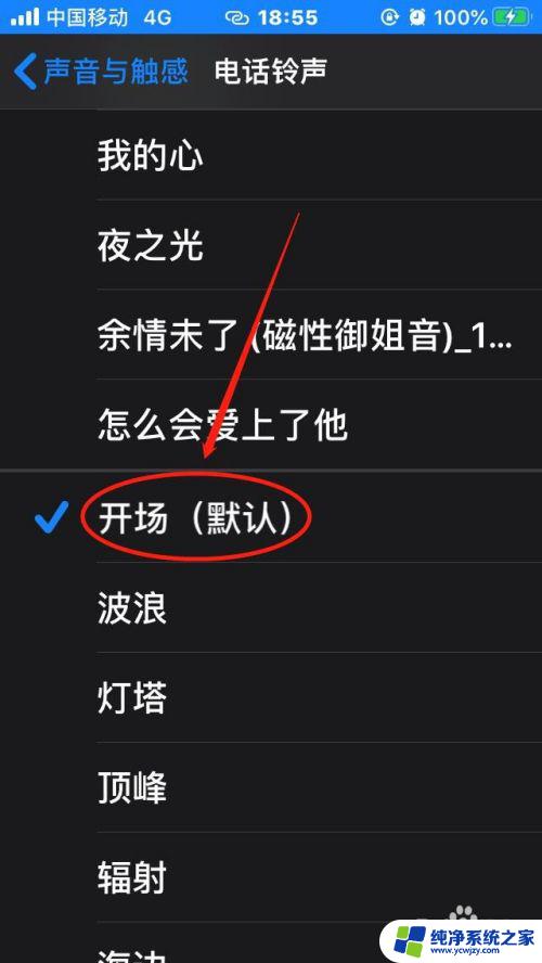 苹果手机默认铃声怎么设置 如何在苹果手机上更改默认电话铃声