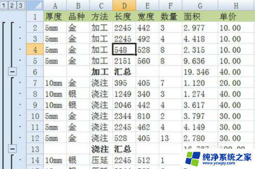 excel表格里有多个品类如何汇总统计 Excel中如何实现数据的多项分类汇总