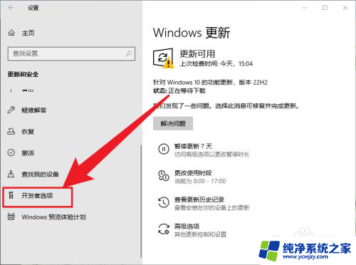 怎么启用windows10的开发者模式 Win10怎么打开开发者选项