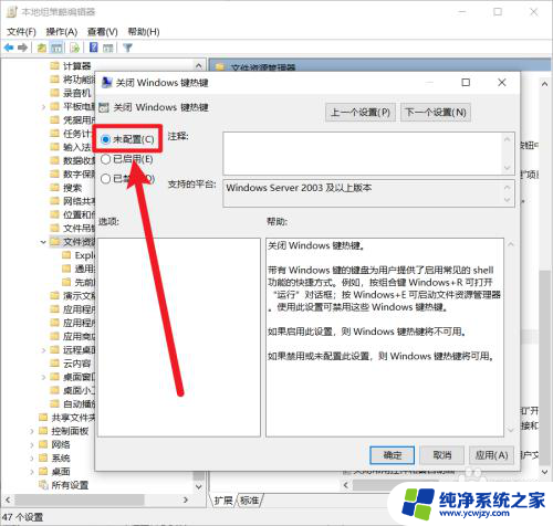 win10系统的win键被锁了