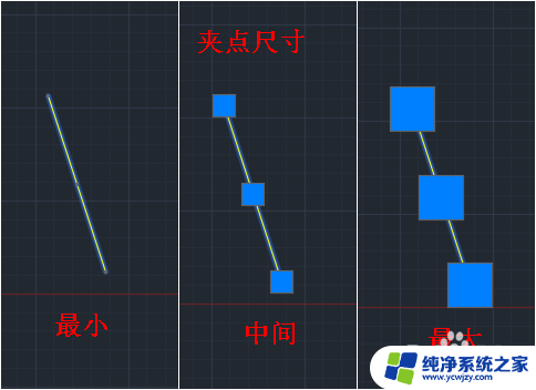 如何调整cad十字光标和靶框大小 CAD中调整鼠标控制的十字光标和选点大小的步骤