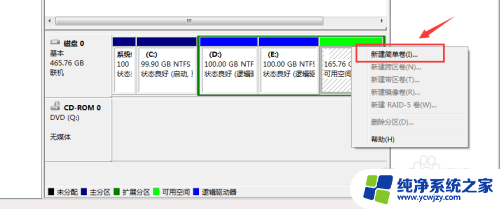 win7磁盘分区调整 如何使用WIN7系统自带工具进行硬盘分区调整