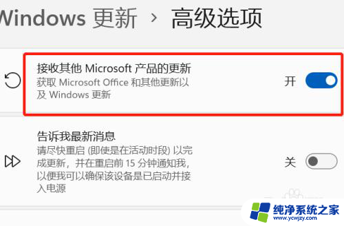 win11接收其他microsoft产品的更新 如何在Win11系统上开启其他Microsoft产品的更新