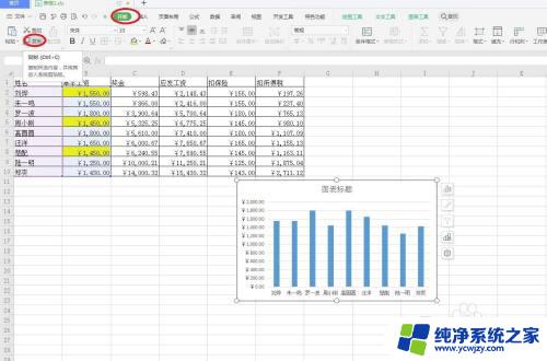 怎样复制excel表格中的图表 如何在Excel中将图表复制为图片格式