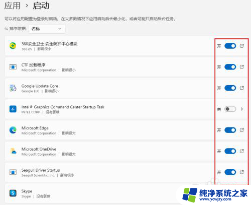 win11开机启动软件在哪关闭