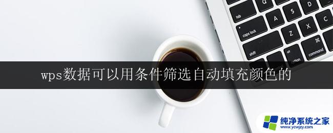 wps数据可以用条件筛选自动填充颜色的 wps数据条件筛选自动填充颜色