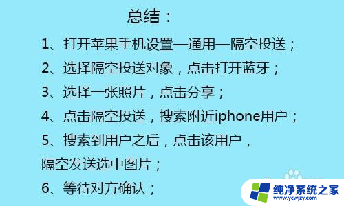 苹果图片隔空投送怎么用 iPhone苹果手机隔空投送功能如何传输图片