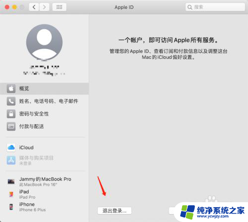 苹果电脑id怎么退出登录 MacBook退出Apple ID的步骤