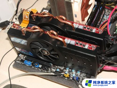 双显卡交火必须两个pcie A卡和N卡的交火方式