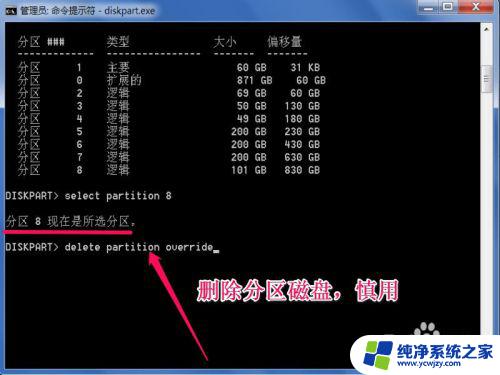 电脑磁盘0磁盘分区1怎么删除 命令方式删除磁盘分区的步骤