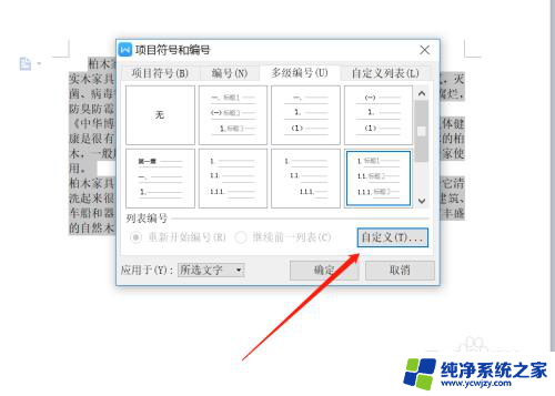 项目编号格式为序号怎么设置 Word中如何设置多级编号