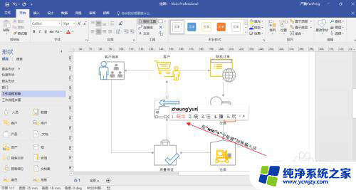 visio打不了汉字 Visio 2016无法输入中文怎么办