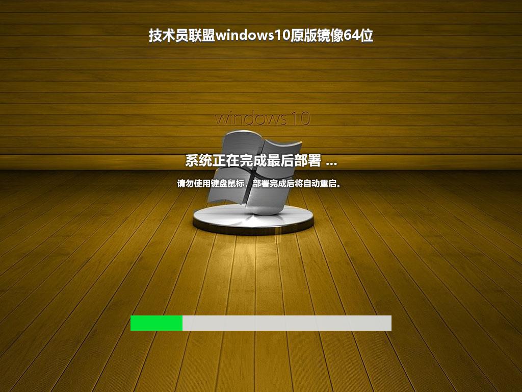 技术员联盟windows10原版镜像64位