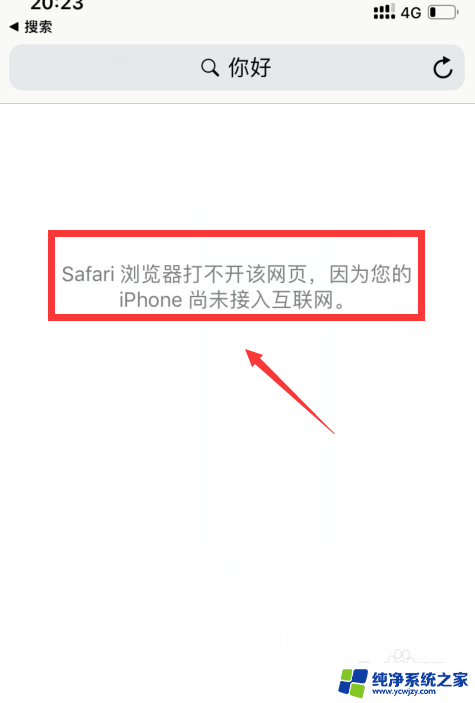 safari浏览器未连接互联网