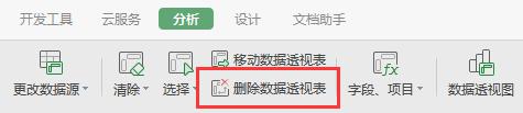 wps透视表里面的数据怎么删除 wps透视表删除数据的操作指南