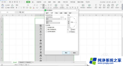 wps表格字体怎么竖着 WPS表格文字竖排设置方法