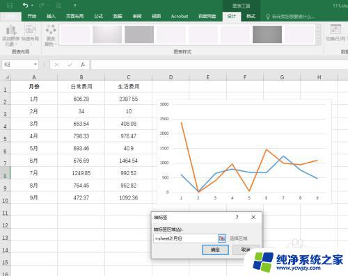 excel图表更新数据后图不会更新 Excel中的折线图数据自动更新方法