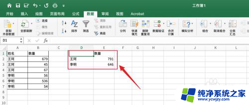 表格中同一人名下的数字怎么合并 Excel 相同姓名数据合并求和技巧