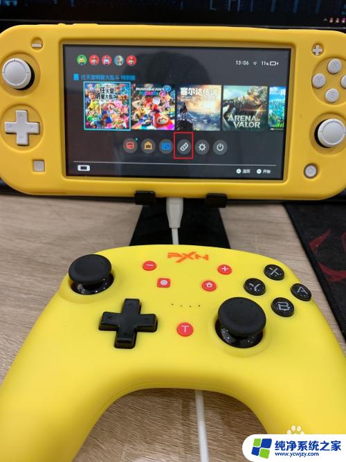 usb手柄怎么连接switch 如何在Switch主机上连接手柄