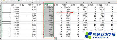 excel全选列快捷键 EXCEL快速选择一行或一列的小技巧