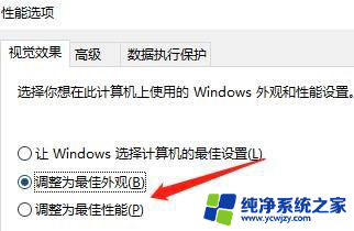 win10调整最佳外观