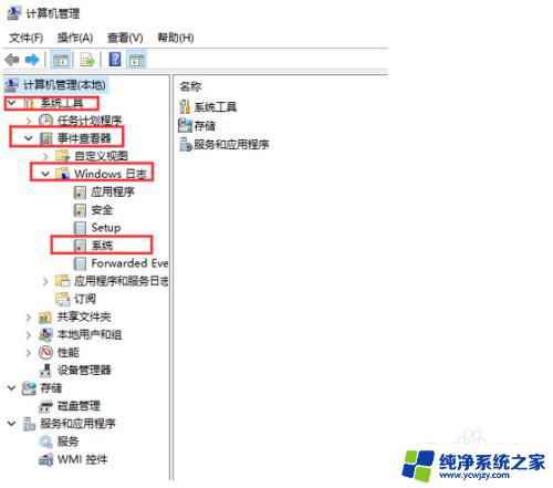 windows查看开机日志 win10系统电脑如何查看开关机日志详细步骤