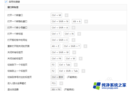 打开搜狗网页的快捷键 如何在搜狗浏览器中查看快捷键设置